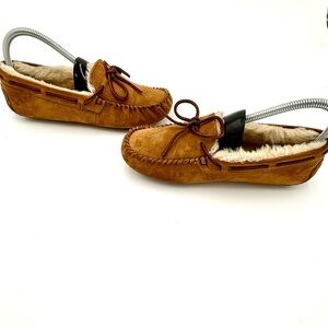 UGG Tan Suede Slippers